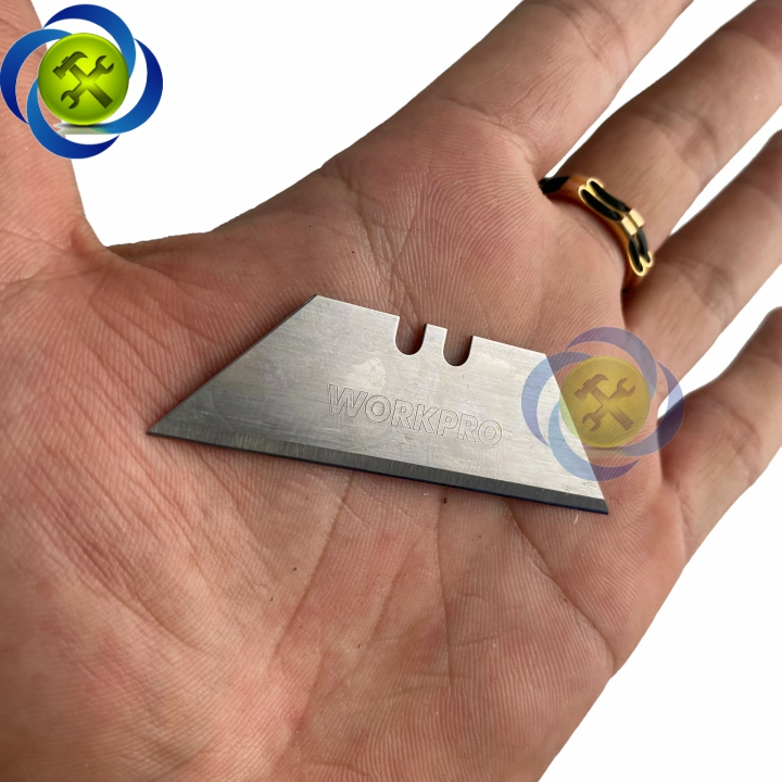 Lưỡi dao rọc cáp Workpro WP213002 (10 lưỡihộp) thép SK5