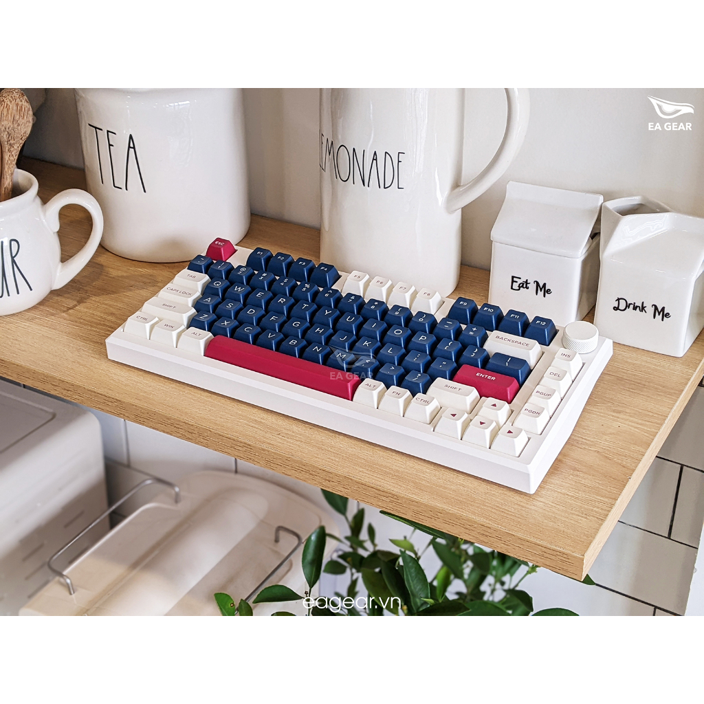 Kit bàn phím cơ custom FL-Esports MK750 3 modes, mạch XUÔI, gasket mount - EA Gear