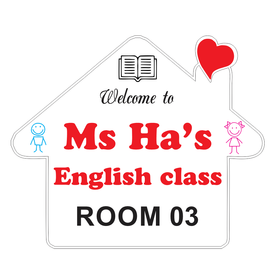 Bảng gỗ Hình Ngôi Nhà treo tường - Trang trí tường - Bảng gỗ Home