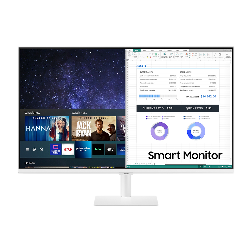 Màn Hình Thông Minh Samsung 32 inch M5 Trắng M50C