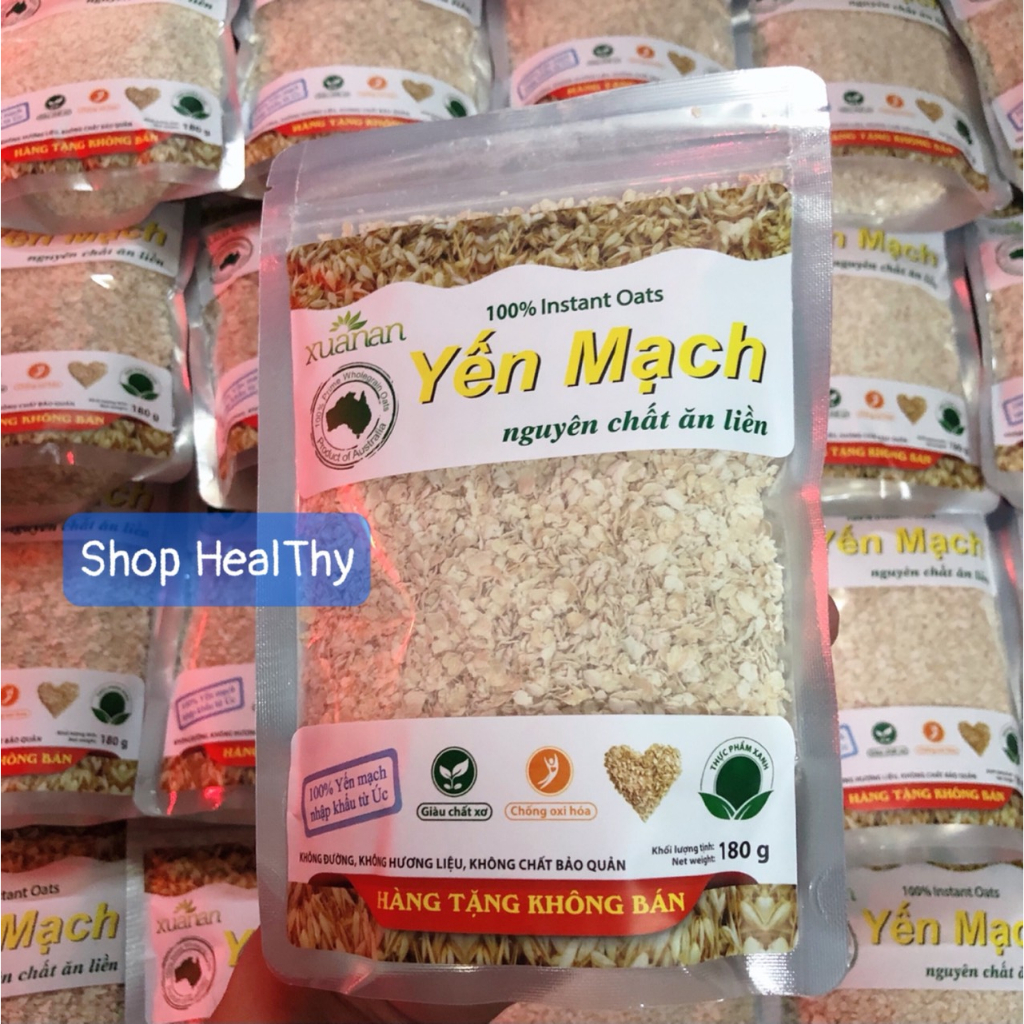 Yến Mạch Xuân An Nguyên Chất Ăn Liền Gói 180gr