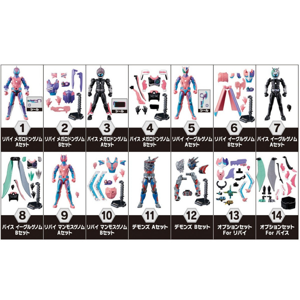 Mô Hình Nhân Vật SODO Kamen Rider Revice By 2