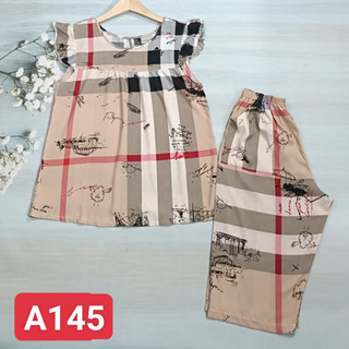 Đồ bộ tole mặc nhà quần lửng tay ngắn f21 size m