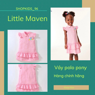 Váy bé gái Little Maven váy jeans chất đẹp