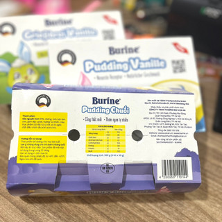 [Date 2026] Cháo sữa Burine HiPP ăn dặm Pudding Vani [1 Lốc 6 Hũ] [6x50g]
