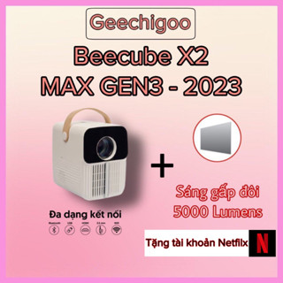 [Mã 157GIAM100K giảm 10% đơn 750K] Máy Chiếu Mini BeeCube X2 MAX và X2GEN3 - Bảo Hành 12 Tháng Tặng Màn Chiếu Và Giá Đỡ