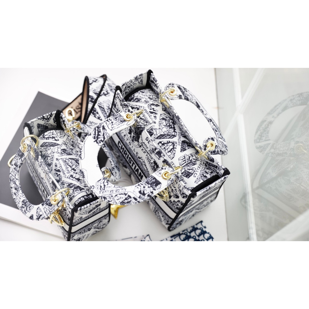 TÚI CD LADY SZ17-24 HỌA TIẾT PARIS