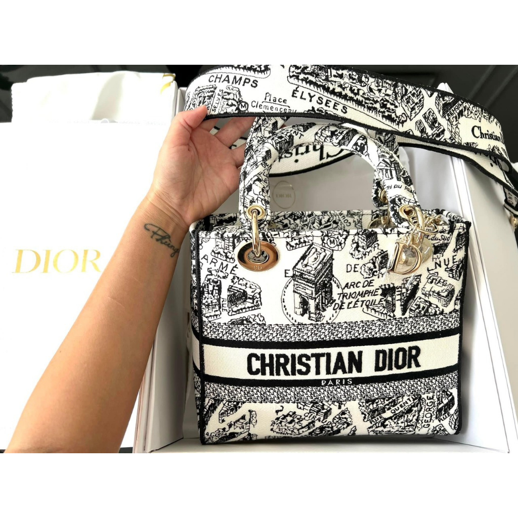 TÚI CD LADY SZ17-24 HỌA TIẾT PARIS