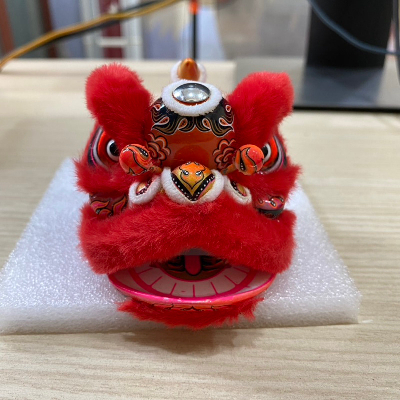 Đầu Lân Mini Trưng Bày Trang Trí Xe Hơi - Chế tác thủ công - Đường nét tinh xảo