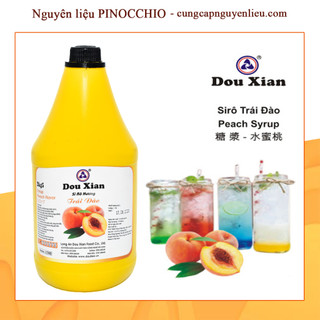 Siro đào dou xian hàng huy 2,5 kg