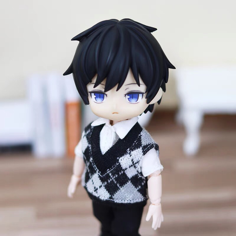 Áo gile len cho búp bê ob11, ymy,ddf, dod...hàng có sẵn