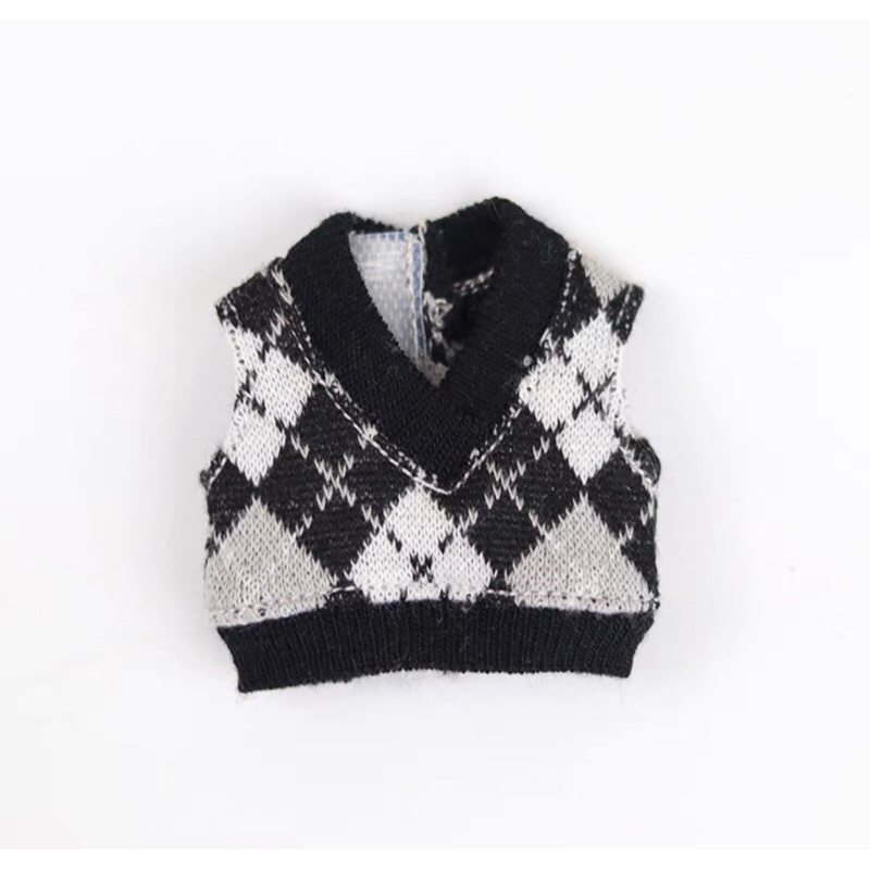 Áo gile len cho búp bê ob11, ymy,ddf, dod...hàng có sẵn