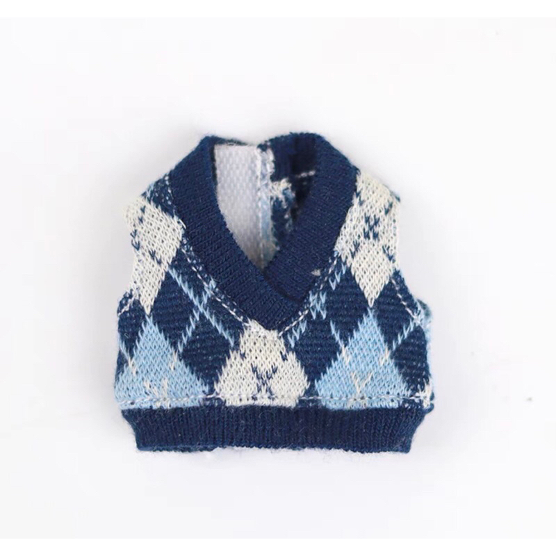 Áo gile len cho búp bê ob11, ymy,ddf, dod...hàng có sẵn