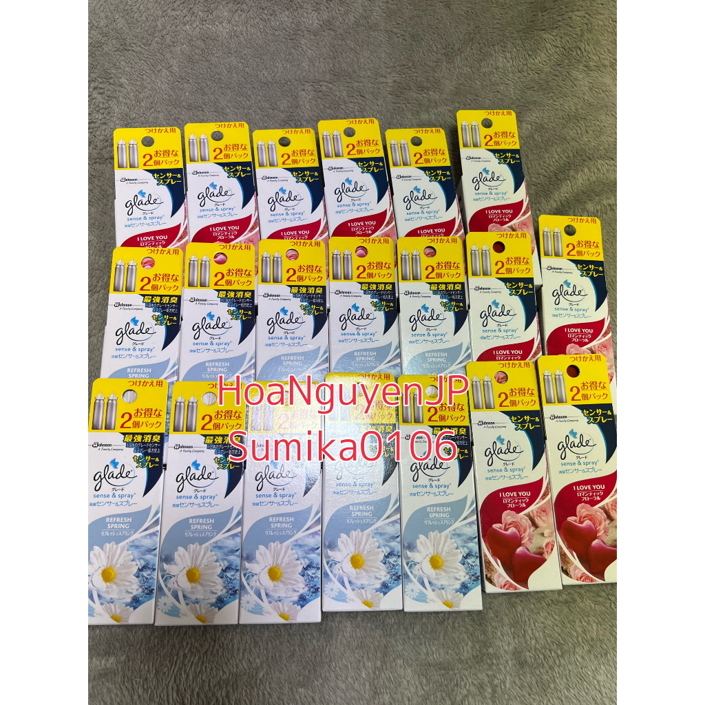 Lõi Xịt Phòng Glade Thay Thế Siêu Thơm Nội Địa Nhật Bản