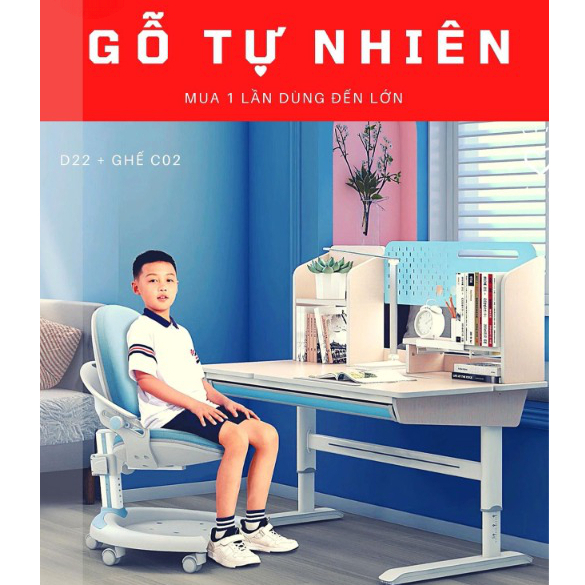 Bàn Học Thông Minh Chống Gù Chống Cận ROYAL D22