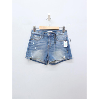 C1232 - Quần short jean Studio Blue rách kiểu