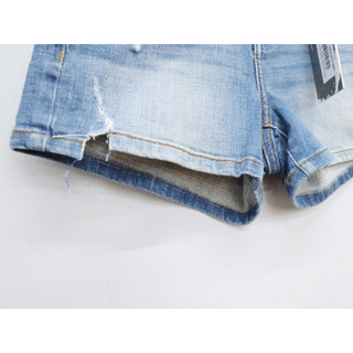 C1232 - Quần short jean Studio Blue rách kiểu