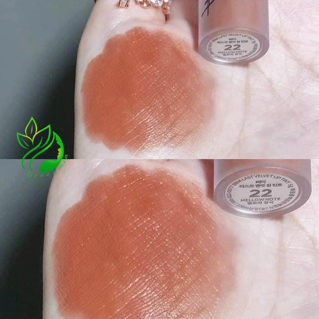 Son Kem Lì Bbia Màu 22 Mellow Note Màu Cam Nude Bbia Last Velvet Lip Tint 5g