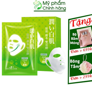 [1 Hộp 10 miếng] Mặt Nạ Nâng Cơ 360 V line Sexylook Xanh Lá Dưỡng Ẩm Tinh Chất Nha Đam Lô Hội [NHẬP KHẨU CHÍNH HÃNG]