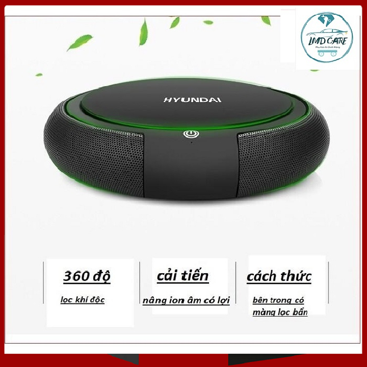 Máy lọc không khí ô tô,máy lọc không khí huyndai mini ion xe hơi cao cấp
