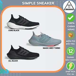 Giày Adidas Chạy Bộ Ultra Boost 22 Chính Hãng 🔴SIMPLE SNEAKER🔴Adidas Ultraboost 22 Triple Black [H01170-GX5591-GZ0127]