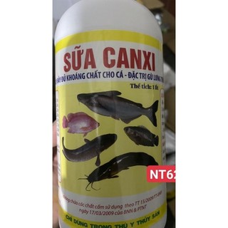 Canxi sữa - Bổ sung Canxi, Khoáng chống xỉu cho Cá, Lươn