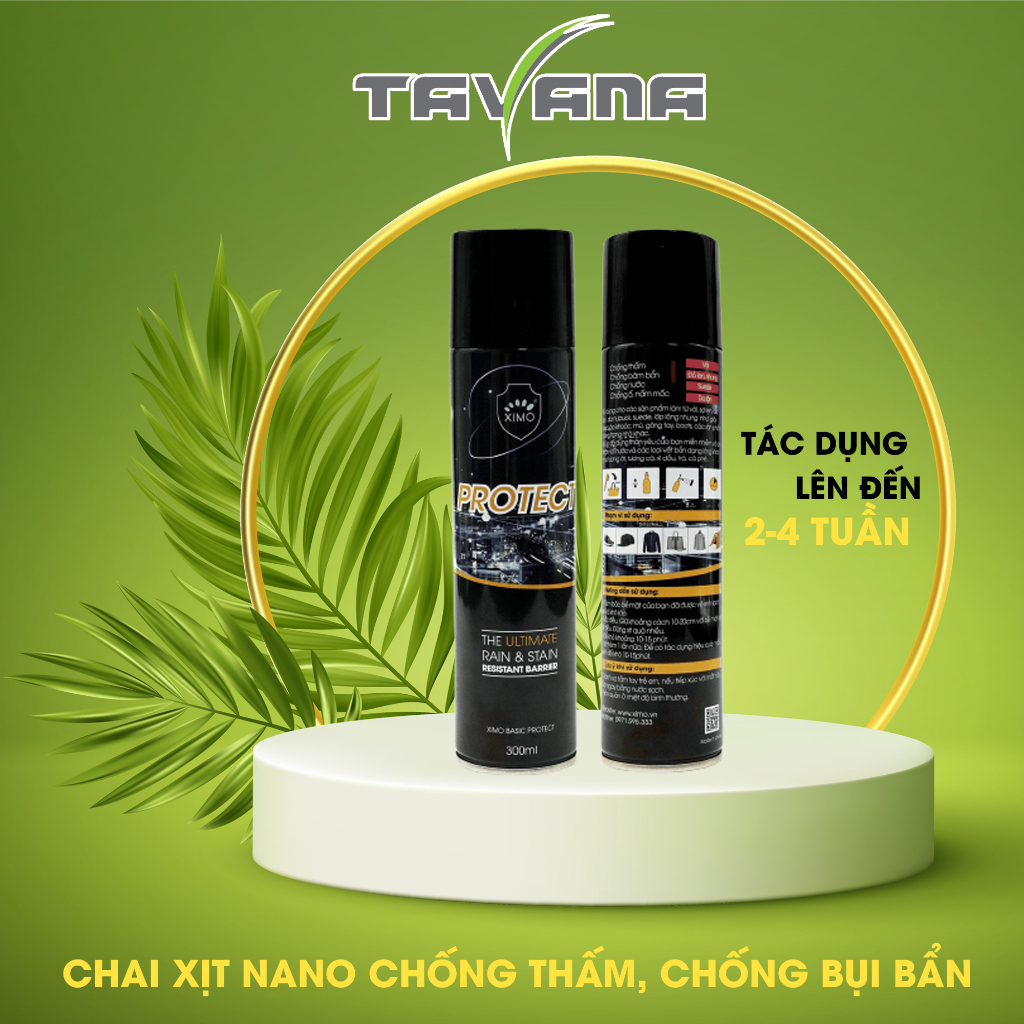Bình xịt nano chống thấm nước, chống bám bẩn, không độc hại, chính hãng TMR