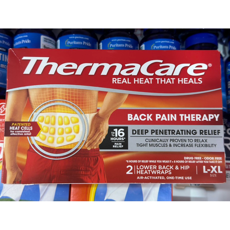 Miếng cao dán nóng giảm đau nhiều vùng Thermacare