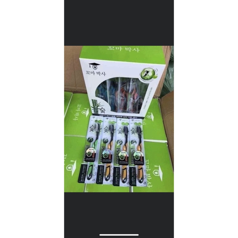 ❣️FREESHIP❣️ Bàn Chải Đánh Răng Than Tre Hàn Quốc, Bàn Chải Đánh Răng BOSSI