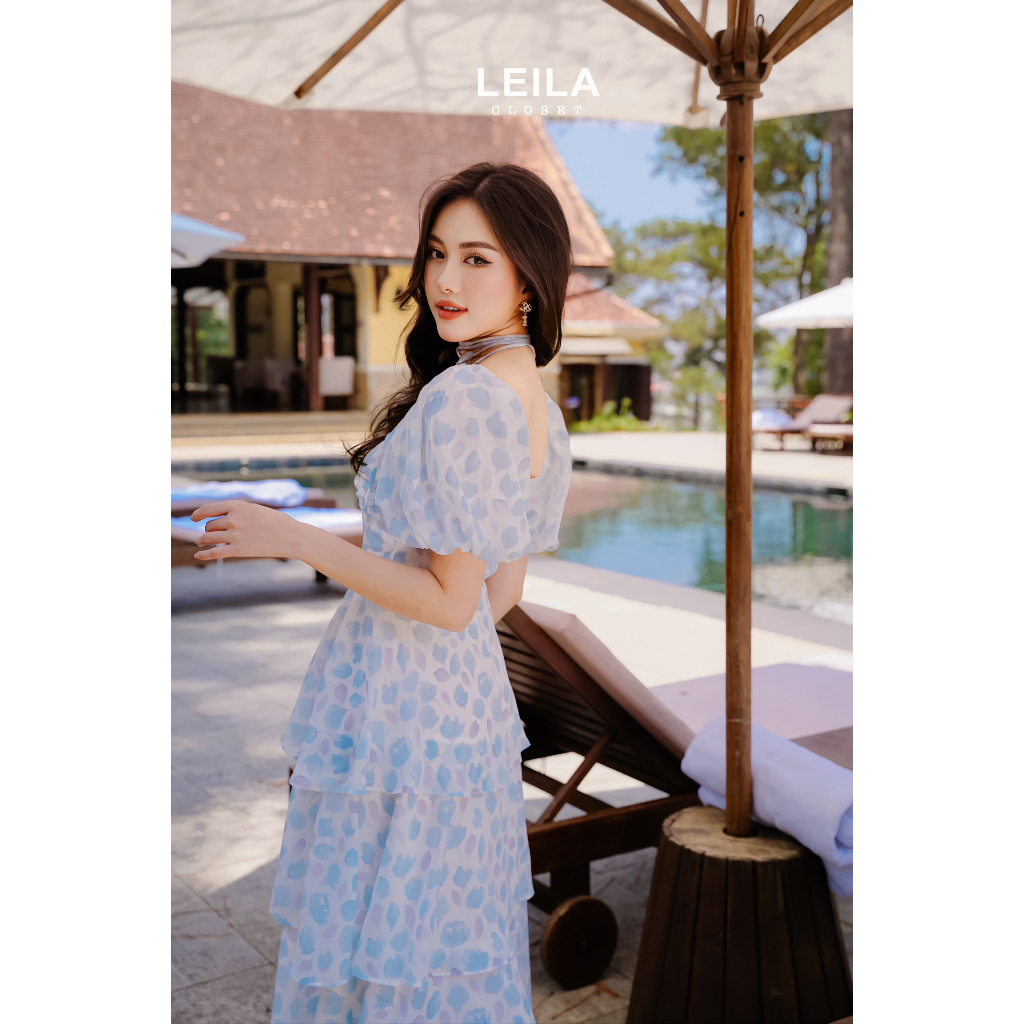 Đầm Orina Xanh - Leila closet