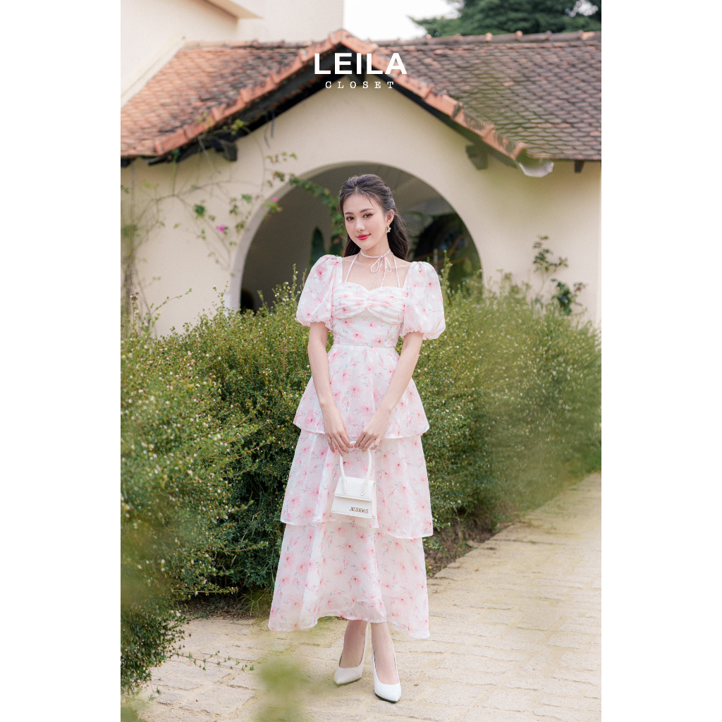 Orina Pink Dress - Leila clost