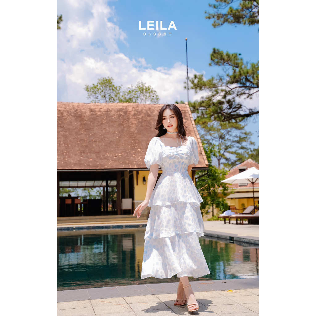 Đầm Orina Xanh - Leila closet