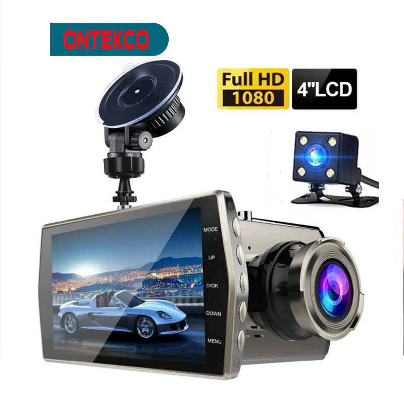 Camera Hành Trình Ô Tô ONTEKCO S16 Full HD 1296p Chống Rung Camera Trước Và Sau Oto Siêu Nét