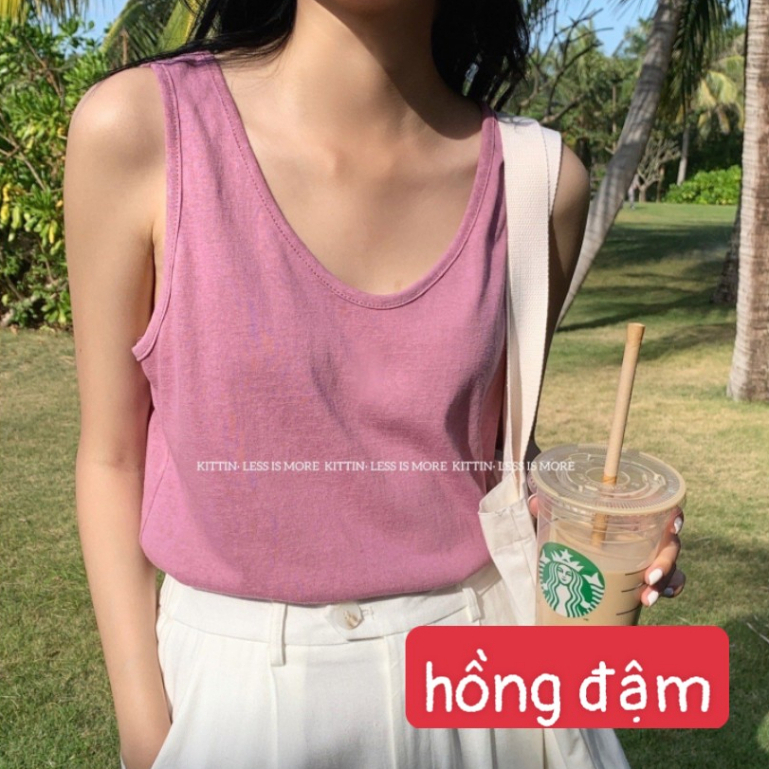 Áo thun BA LỖ nữ, áo hai dây SÁT NÁCH nữ thun giấy, xược NEONVN - áo ba lỗ nữ mùa hè mát mẻ hàn quốc