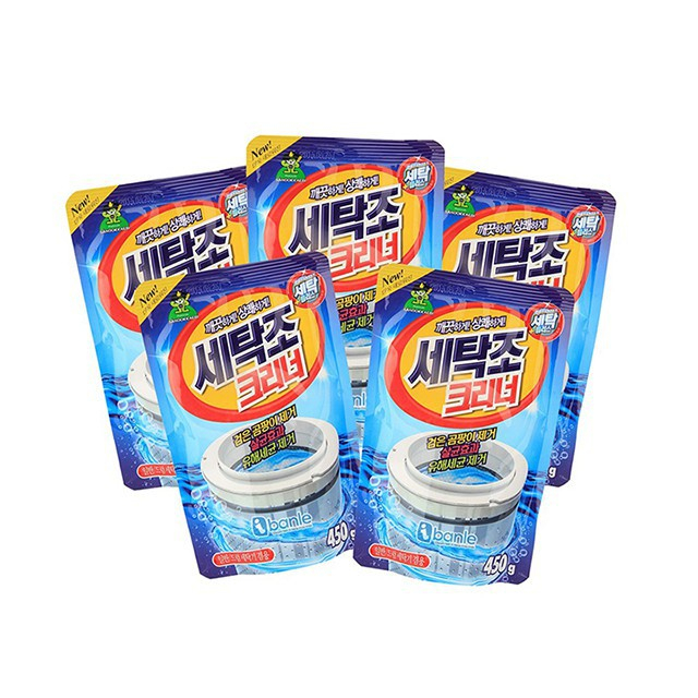 Bột Tẩy Lồng, Vệ Sinh Máy Giặt Hàn Quốc Gói 450g Tẩy Rửa Cực Mạnh - Hiệu Quả