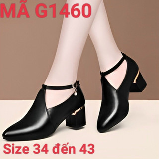 G1460 - giày elisa boot phong cách mới – màu đen
