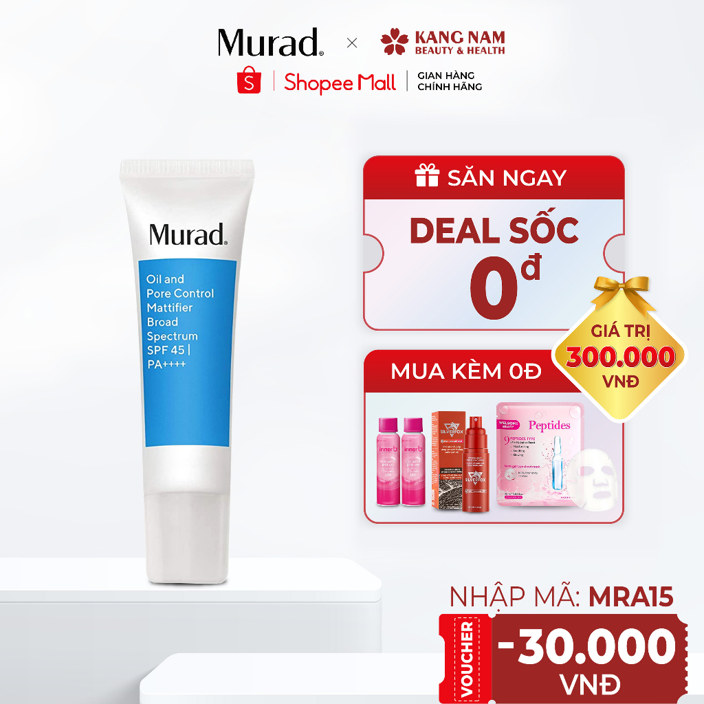 Kem Chống Nắng Murad Oil And Pore Control Mattifier SPF 45 | PA++++ 50ml