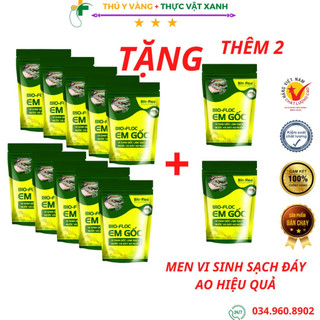 Tặng thêm 2 gói men vi sinh đáy em gốc sạch nước