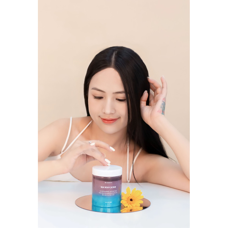 Tẩy Da Chết Silk Body Scrub Be.Cosmetic Làm Sạch Da Chết, Dưỡng Trắng Toàn Thân, Giảm Mụn Mờ Thâm, Giảm Thâm Mông | BigBuy360 - bigbuy360.vn