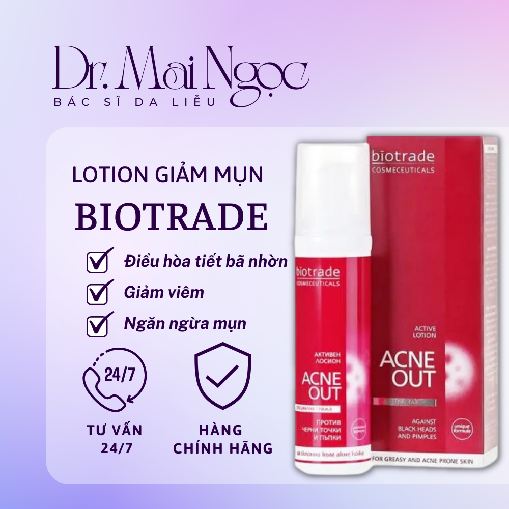 DUNG DỊCH LOTION ACTIVE BIOTRADE ACNAUT 60ml KIỀM DẦU GOM CỒI MỤN