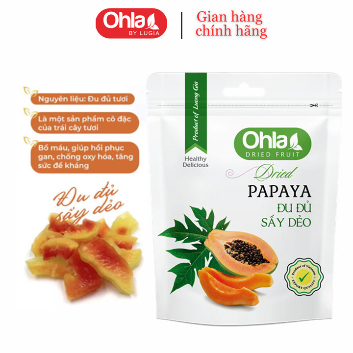 Đu đủ sấy dẻo Ohla 100gr