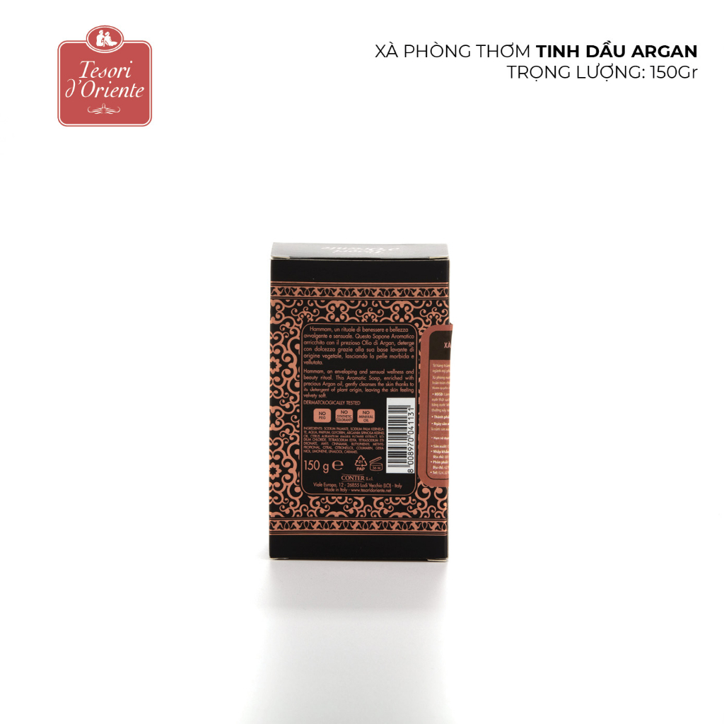 Xà phòng nước hoa Tesori d’Oriente 125gr nhập khẩu chính hãng từ Ý