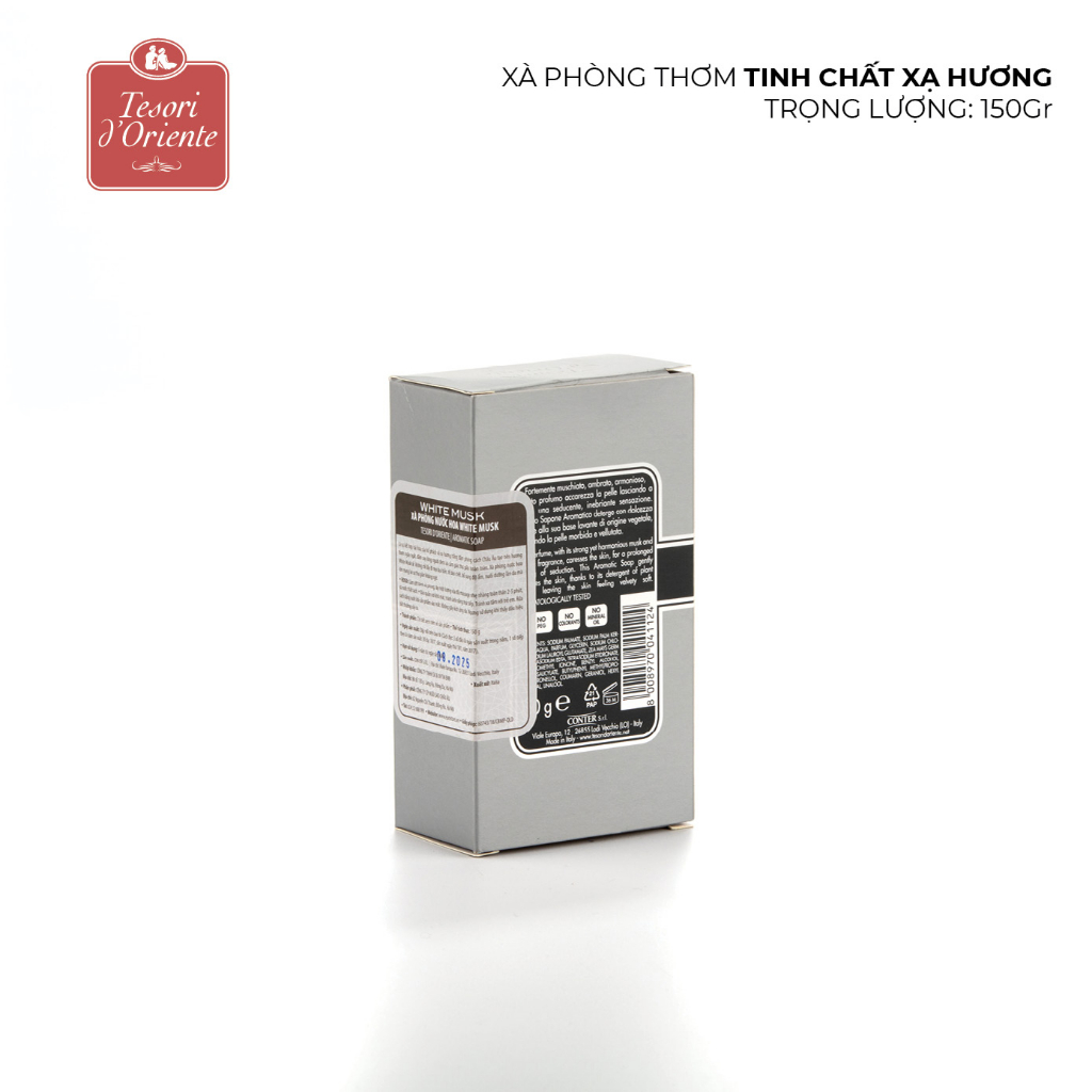 Xà phòng nước hoa Tesori d’Oriente 125gr nhập khẩu chính hãng từ Ý