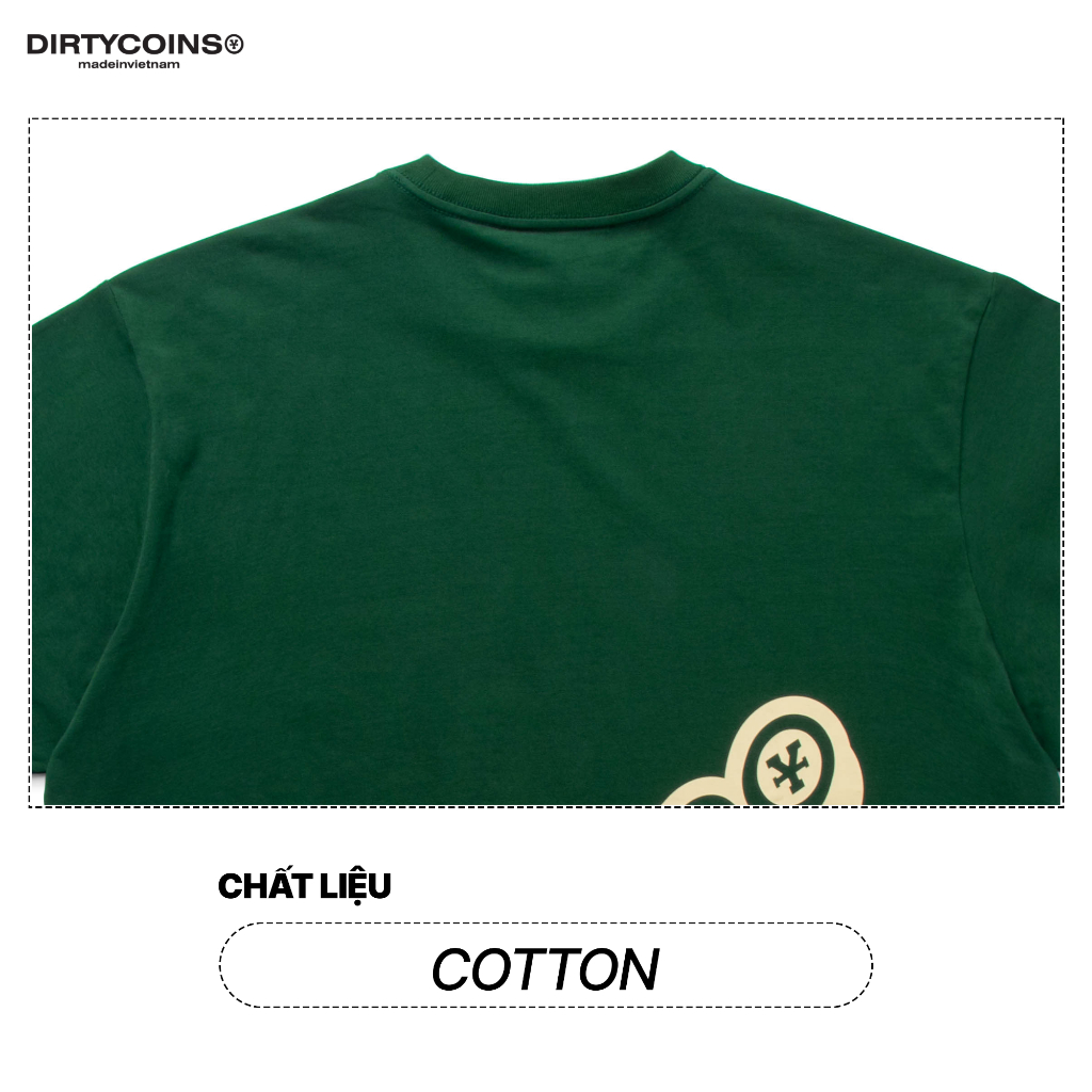 Áo Thun DirtyCoins Dico Comfy Logo T-shirt - Green