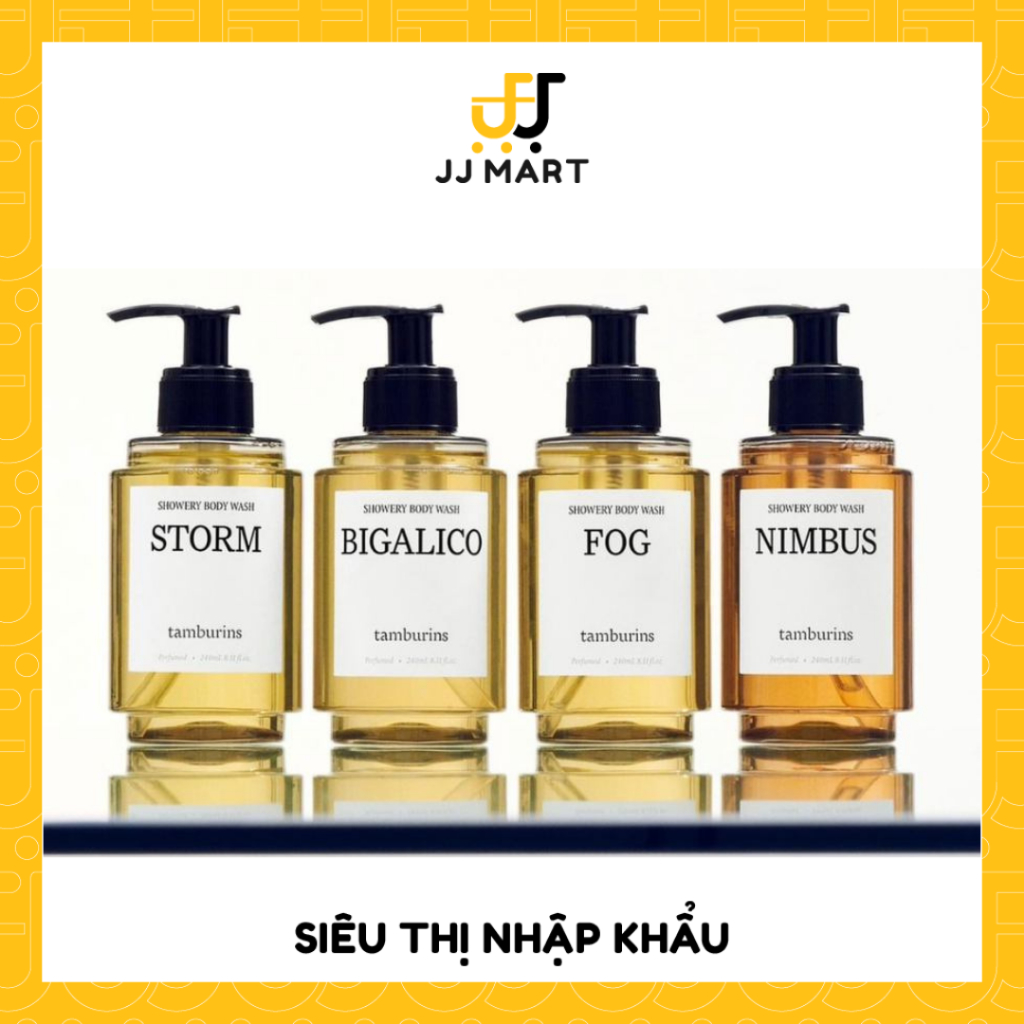 Tamburins | Sữa tắm Showery Body Wash - Nimbus, FOG, Bigalico, Storm 240ml Có Sẵn Authentic