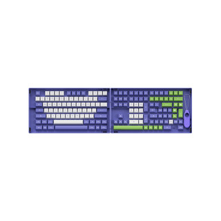 AKKO Keycap set – Very Peri  (PBT Double-Shot/ASA profile/197 nút)
