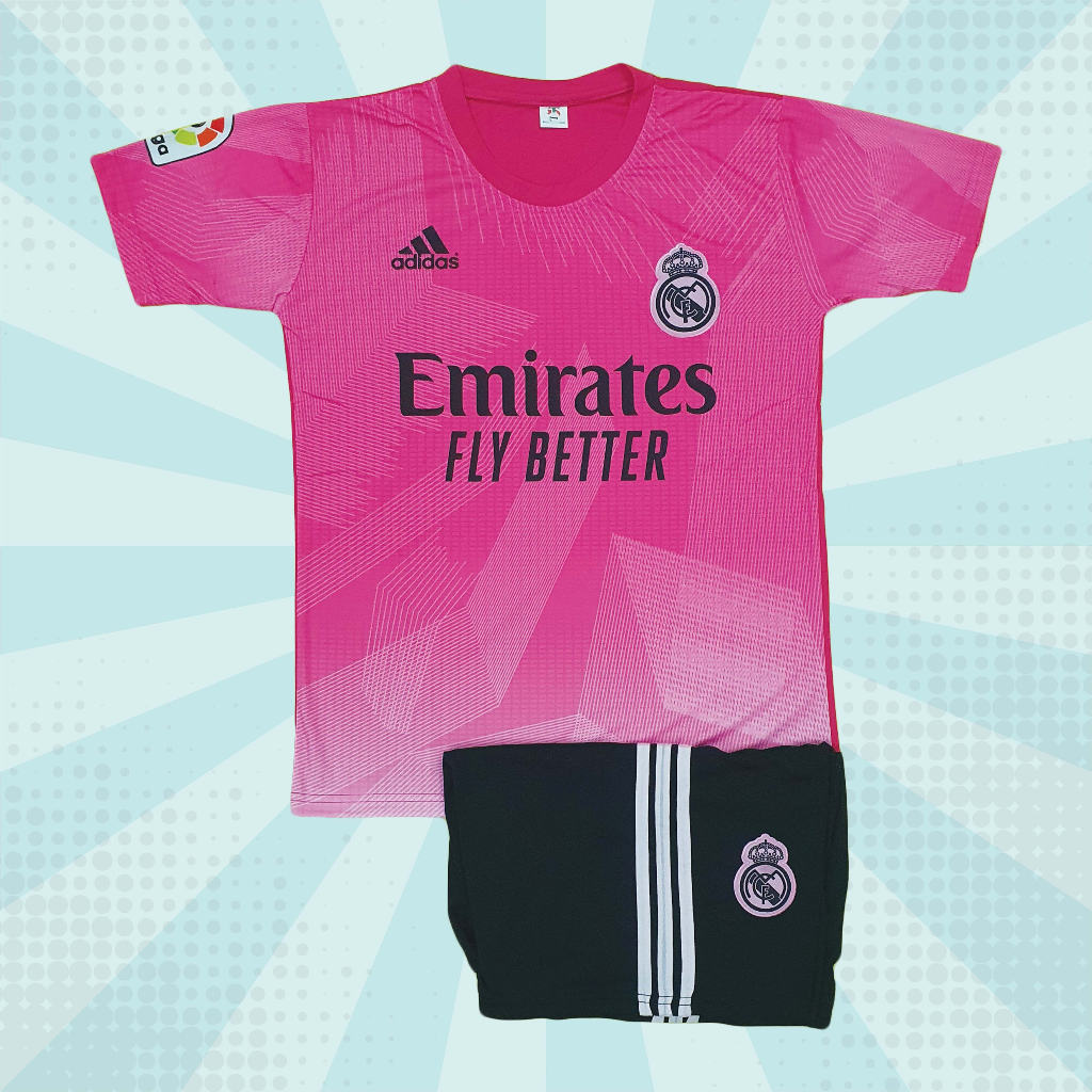 ĐỒ THỂ THAO BÓNG ĐÁ REAL MADRID HỒNG 2022
