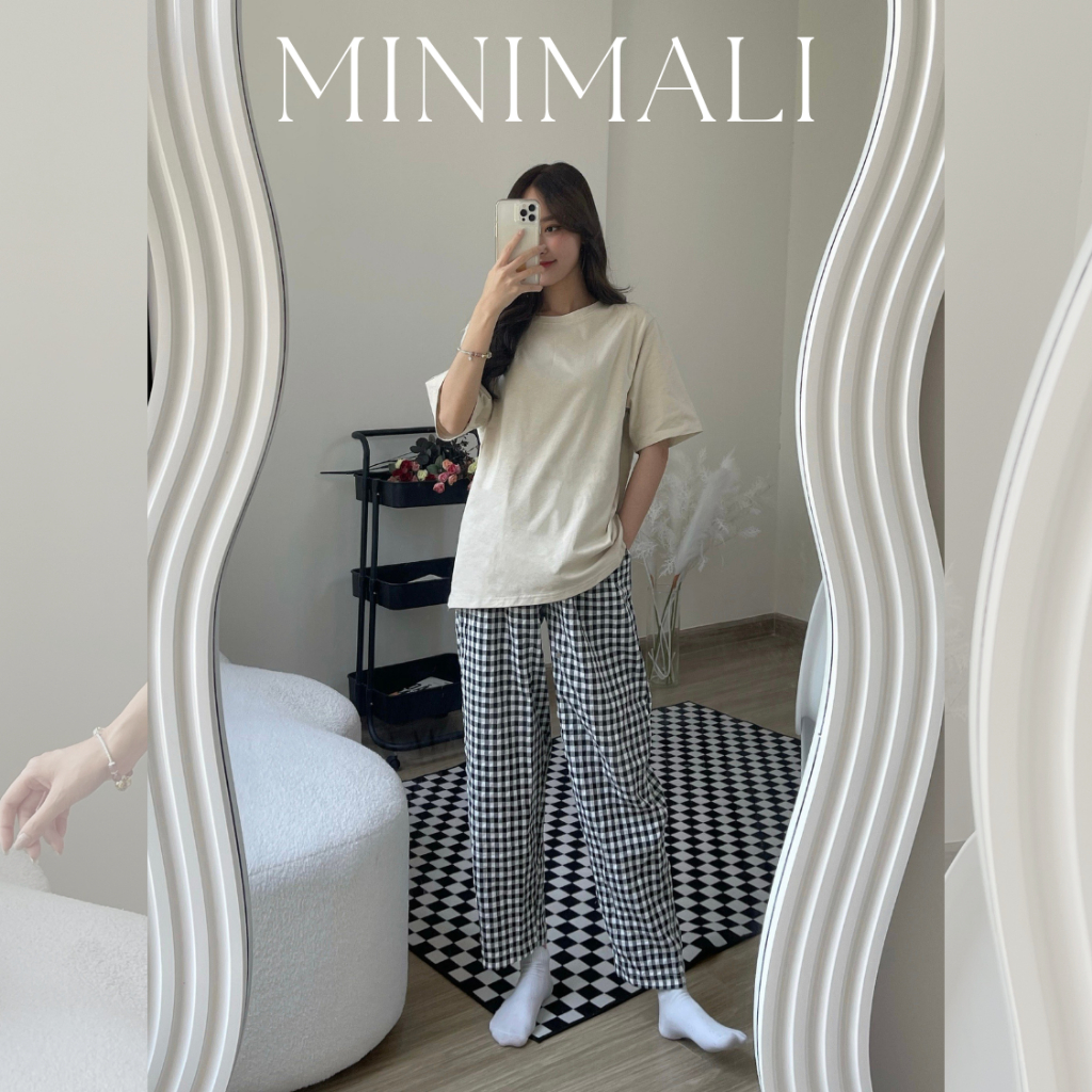 Quần dài caro đũi, lưng thun NEONVN, chất đũi mềm mại,co giãn không nhăn, lưng thun co giãn thoãi mái