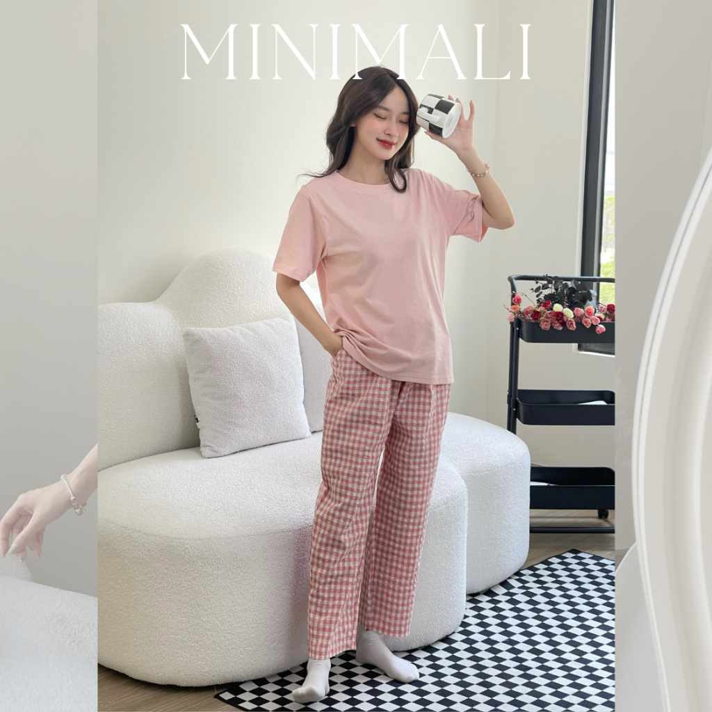 Quần dài caro đũi, lưng thun NEONVN, chất đũi mềm mại,co giãn không nhăn, lưng thun co giãn thoãi mái