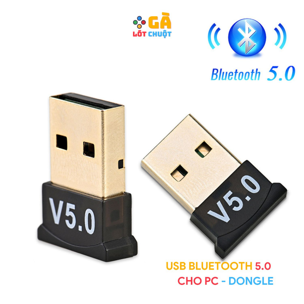 USB Bluetooth 5.0 dành cho PC - Bộ chuyển đổi Bluetooth USB nhỏ gọn tiện dụng - GALOTCHUOT